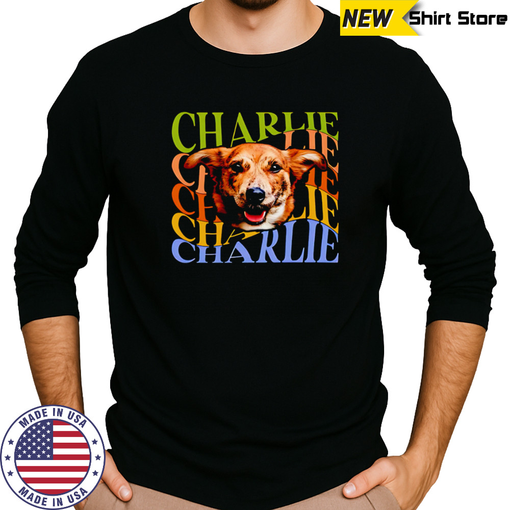Retro Pet Dog Photo In Vintage Style shirt Long Sleeved