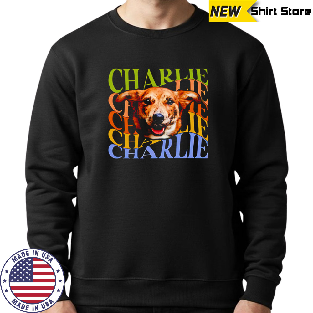 Retro Pet Dog Photo In Vintage Style shirt Sweatshirt