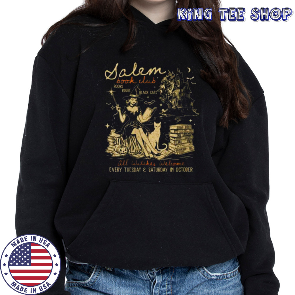 Salem Book Club Bookish Witch Spicy Book Halloween Shirt Hoodie