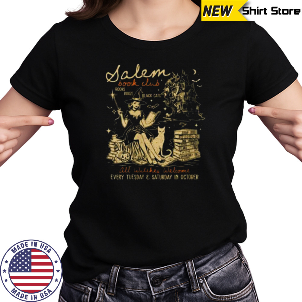 Salem Book Club Bookish Witch Spicy Book Halloween Shirt Women's T-shirt