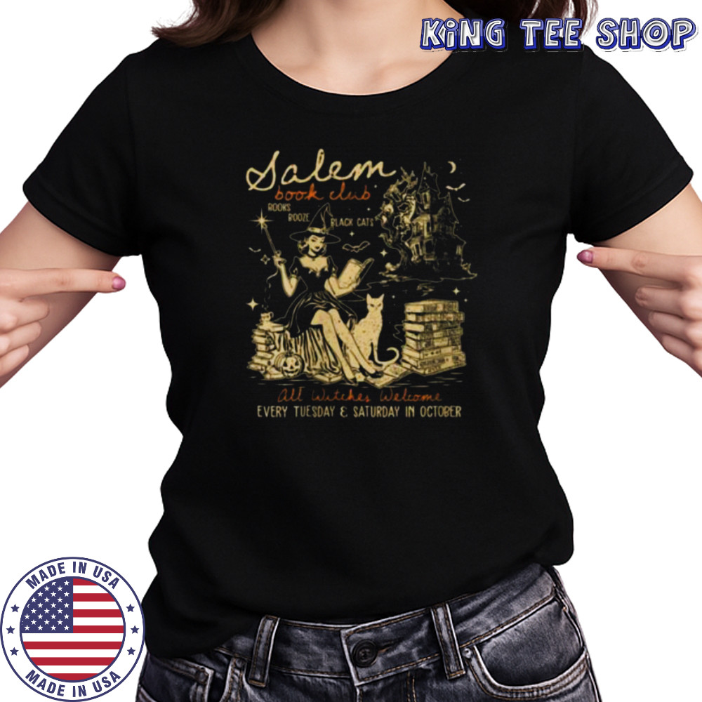 Salem Book Club Bookish Witch Spicy Book Halloween Shirt Women's T-shirt