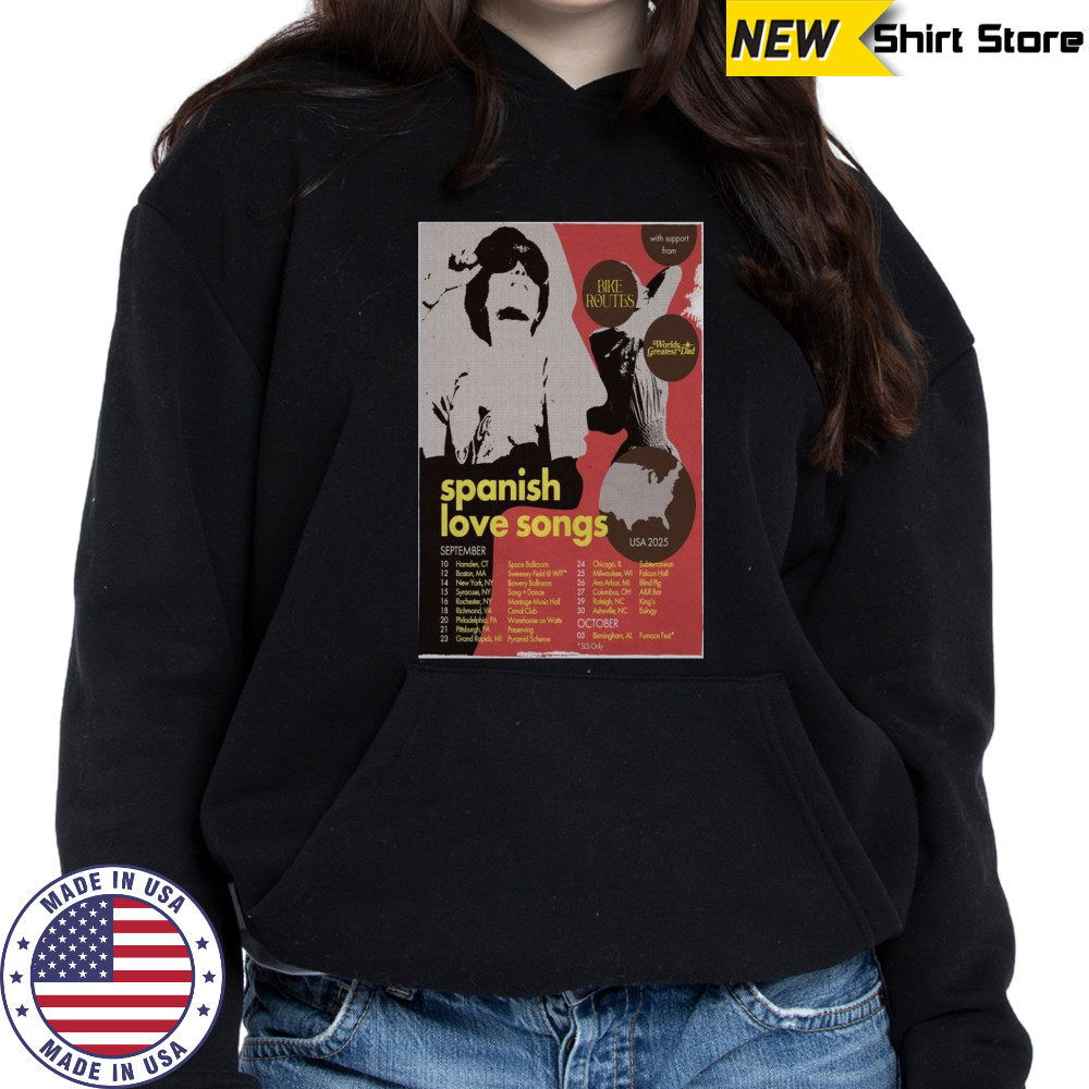 Spanish Love Songs Poster 2025 Shirt Hoodie