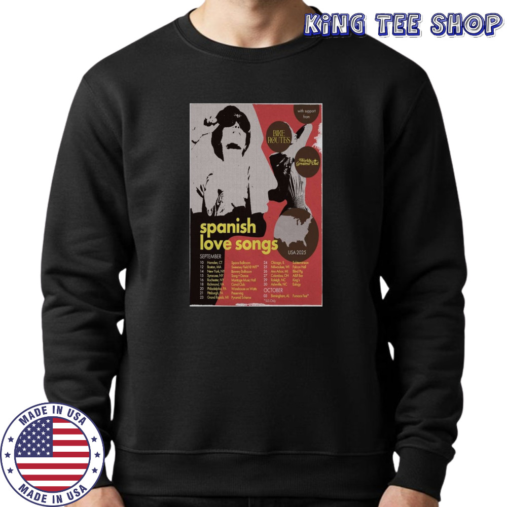 Spanish Love Songs Poster 2025 Shirt Sweatshirt