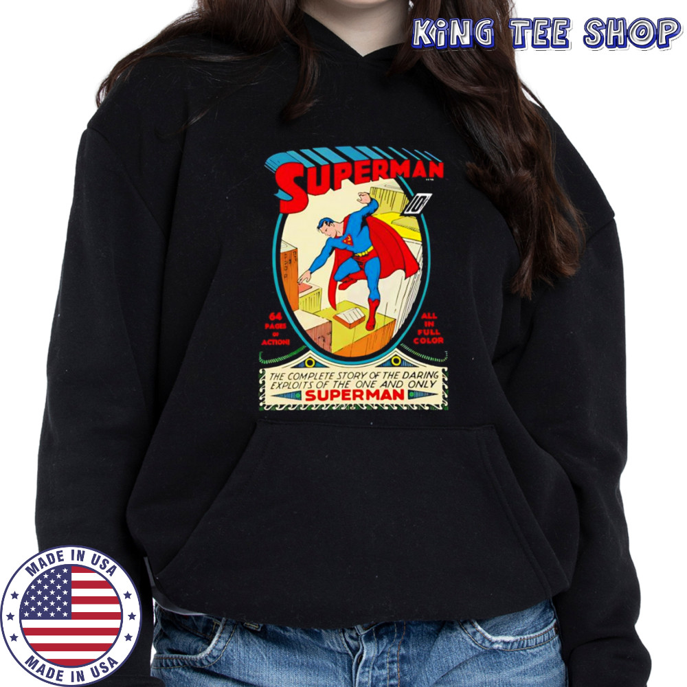 Superman #1 Embroidered shirt Hoodie