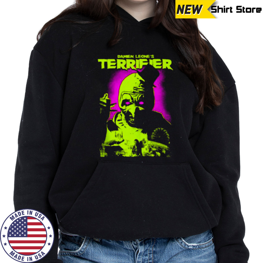Terrifier Glowing Eyes Art Neon Poster Horror Shirt Hoodie