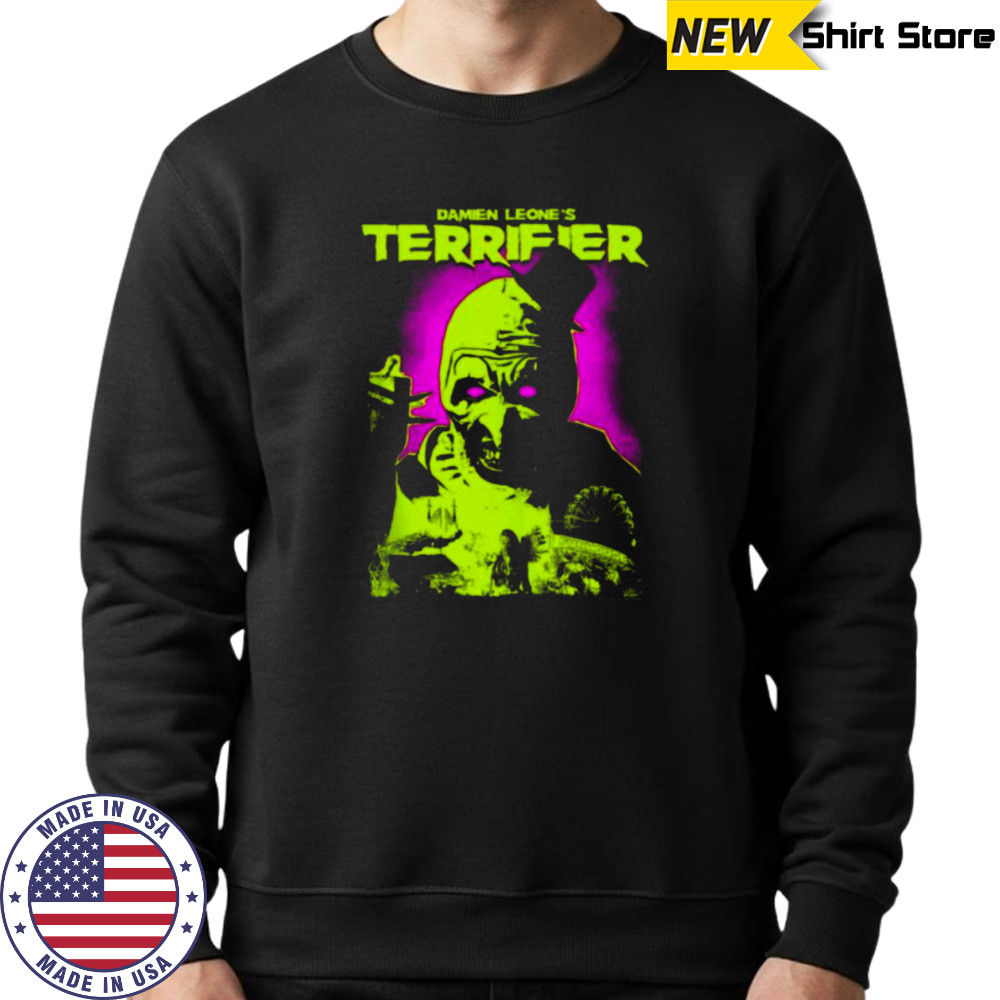 Terrifier Glowing Eyes Art Neon Poster Horror Shirt Sweatshirt