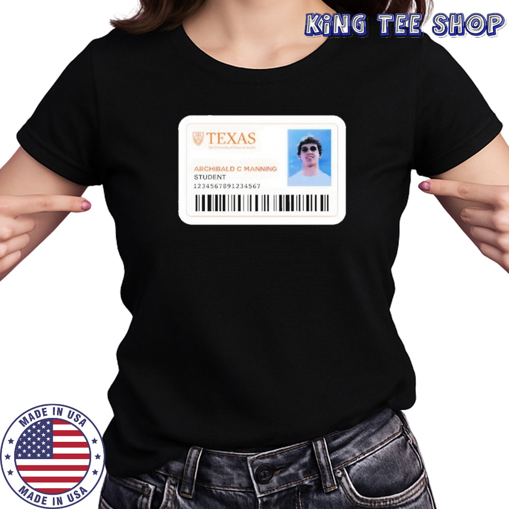 Texas Archibald C Manning Student Shirt Women's T-shirt