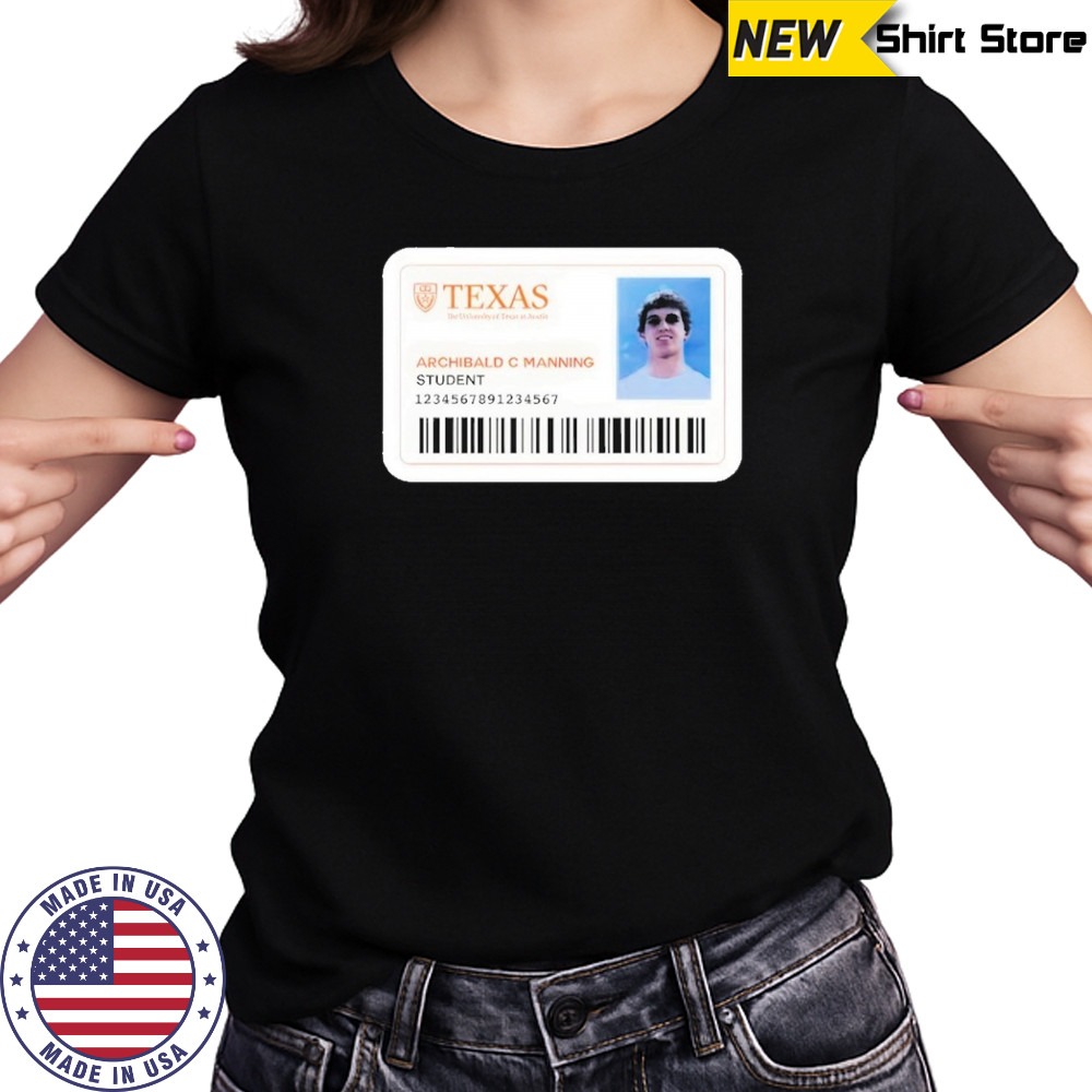 Texas Archibald C Manning Student Shirt Women's T-shirt