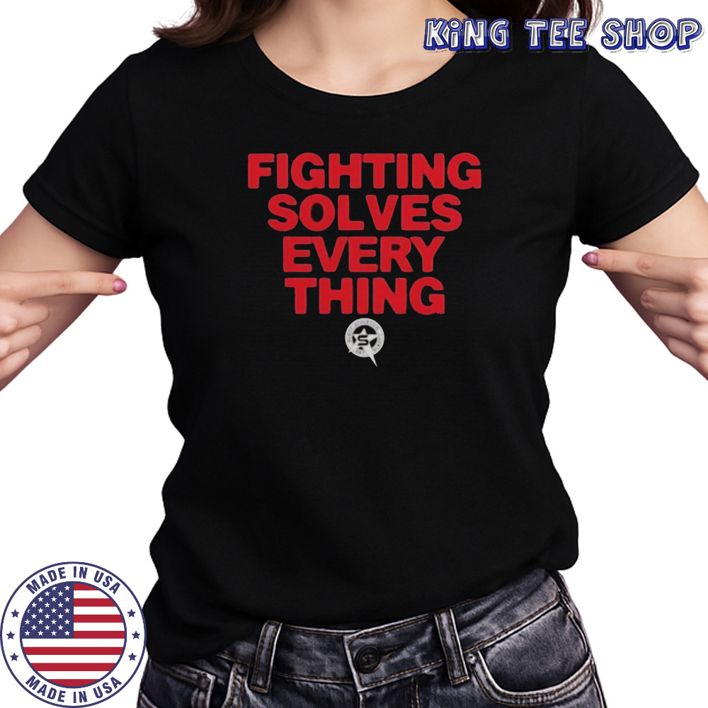 Tim Sylvia Fighting Solves Everything T-Shirt Women's T-shirt