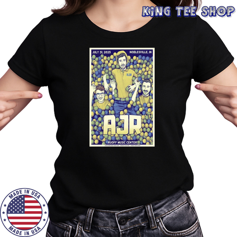 AJR Tour Poster July 31 2025 Noblesville Indiana T-Shirt Women's T-shirt