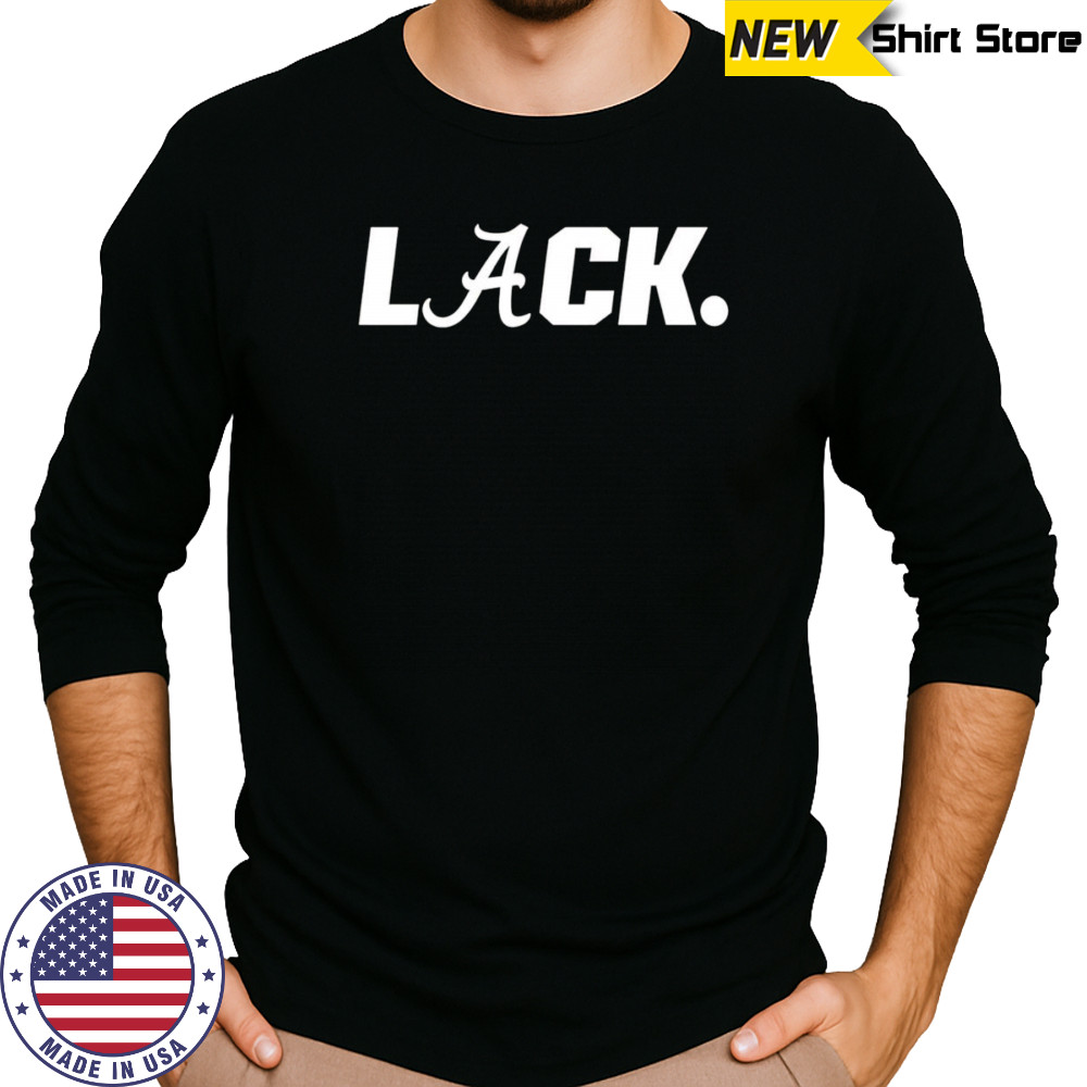Alabama Lack shirt Long Sleeved