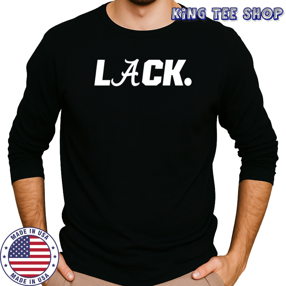 Alabama Lack shirt Long Sleeved