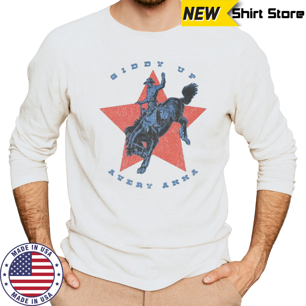 Avery Anna Giddy Up T-Shirt Long Sleeved