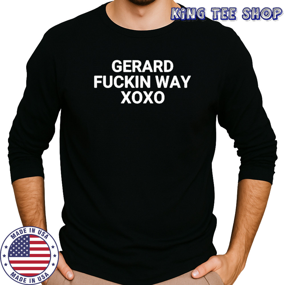 Belltower Bat Gerard Fuckin Way Xoxo T-Shirt Long Sleeved
