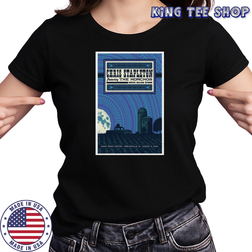 Chris Stapleton 2025 Noblesville, IN Poster T-Shirt Women's T-shirt