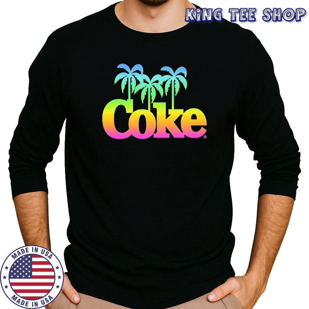 Coca Cola Trees T-shirt Long Sleeved