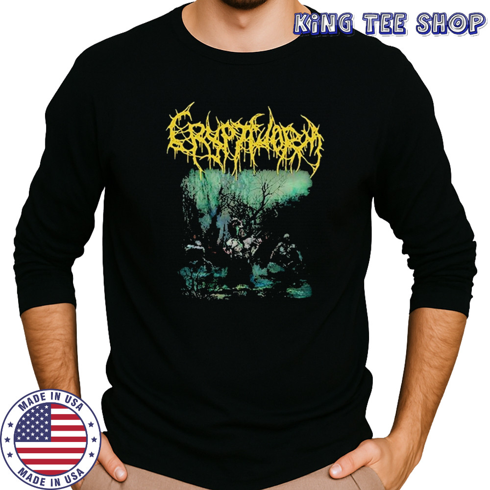 Cryptworm Oozing T-shirt Long Sleeved