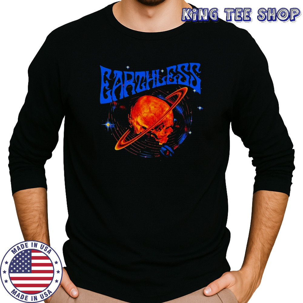 Earthless Cosmic Skull T-shirt Long Sleeved