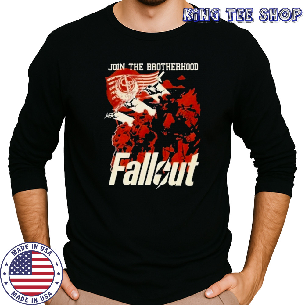 Fallout Join The Brotherhood T-Shirt Long Sleeved