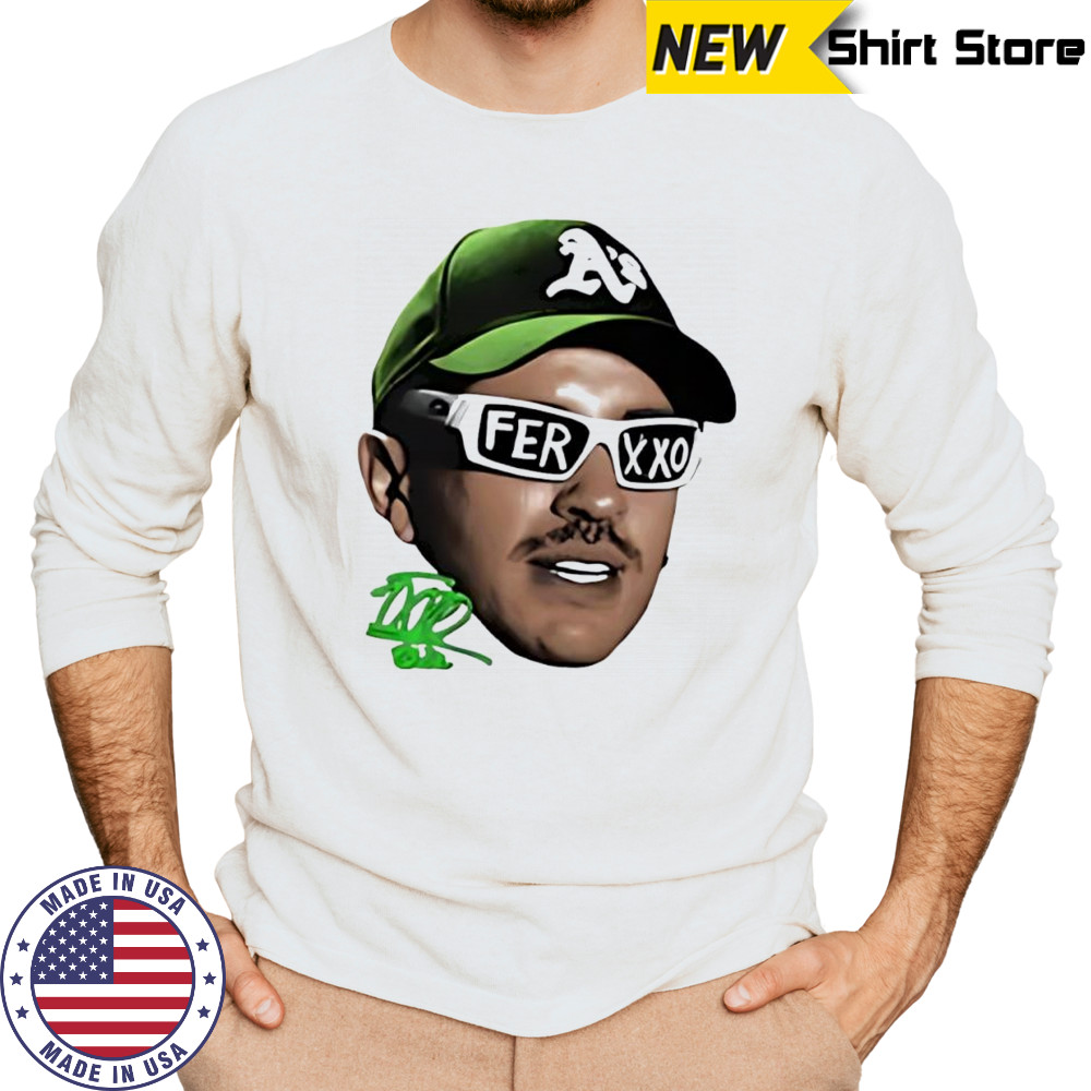 Ferxxo Face Oakland Athletics hat shirt Long Sleeved