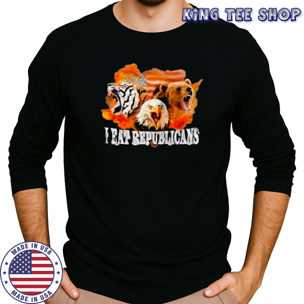 I Eat Republicans T-Shirt Long Sleeved