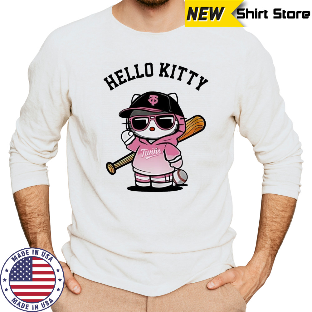 Minnesota Twins Hello Kitty Night For Fans mlb shirt Long Sleeved