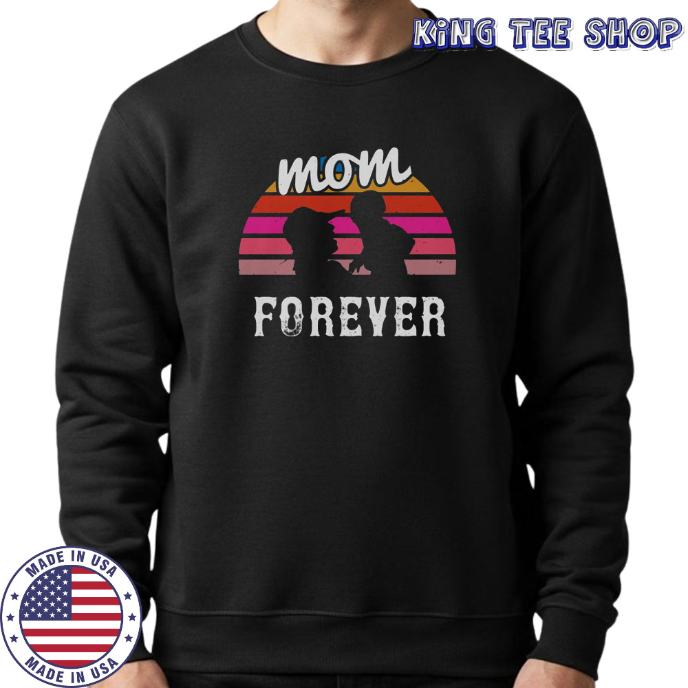 Mom Forever Retro Sunset T-Shirt Sweatshirt
