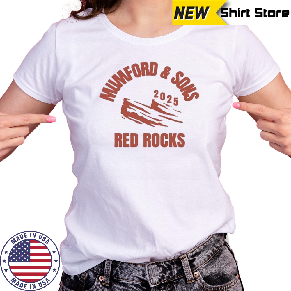 Mumford & Sons Red Rocks 2025 T-Shirt Women's T-shirt