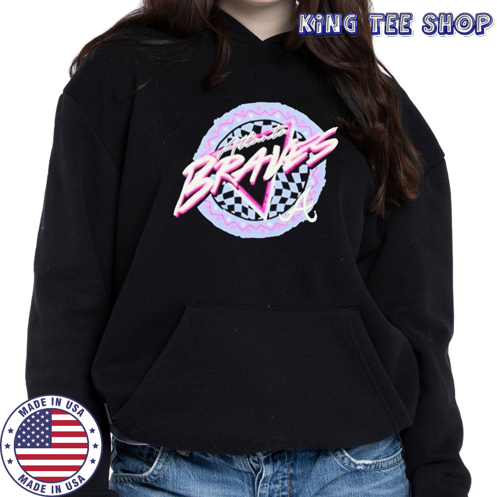 New Era Atlanta Braves Retro T-Shirt Hoodie