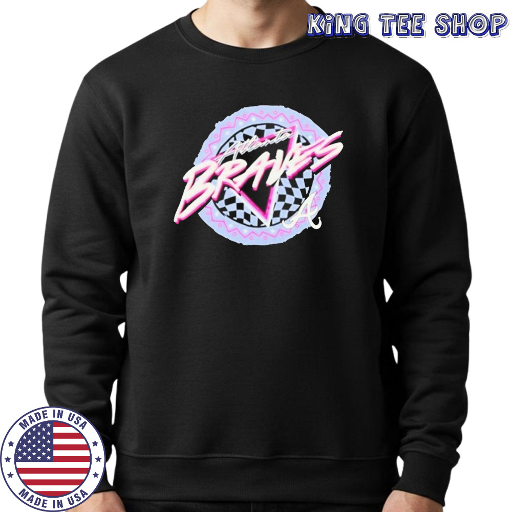 New Era Atlanta Braves Retro T-Shirt Sweatshirt