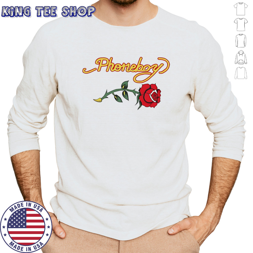 Phoneboy rose flower shirt Long Sleeved