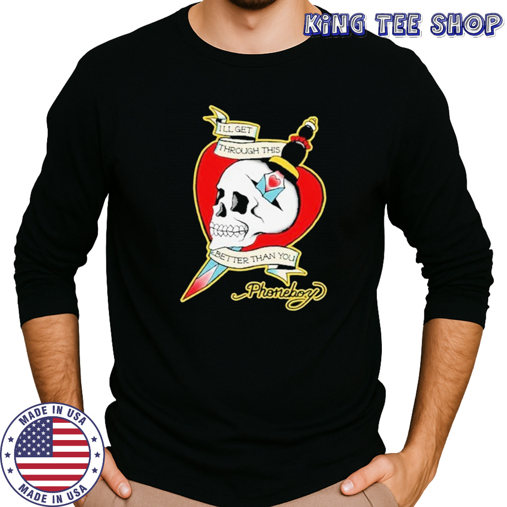 Phoneboy Skulls T-Shirt Long Sleeved