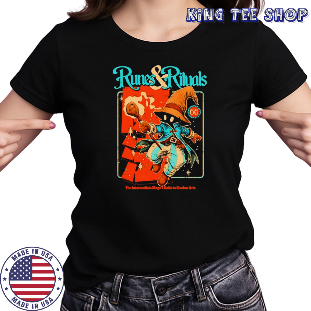Runes and Rituals the intermediate mage’s guide to shadow arts shirt Women's T-shirt