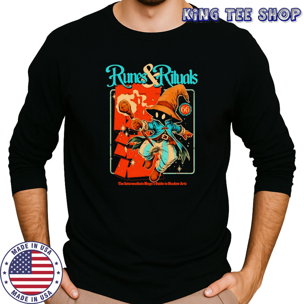 Runes and Rituals the intermediate mage’s guide to shadow arts shirt Long Sleeved