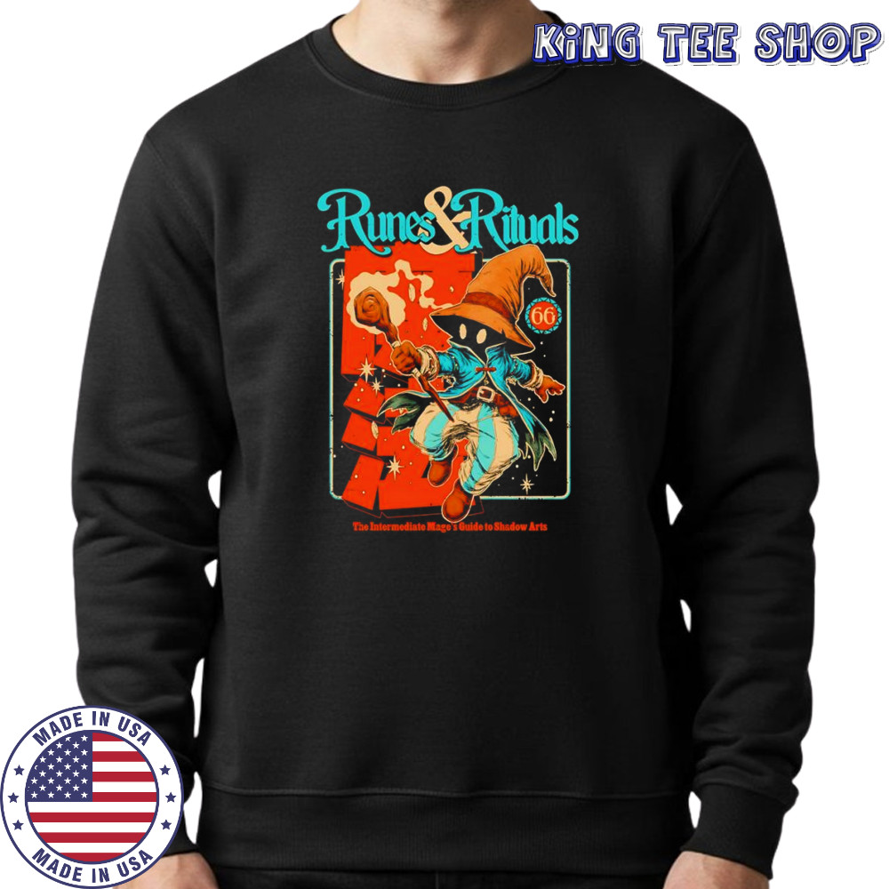 Runes and Rituals the intermediate mage’s guide to shadow arts shirt Sweatshirt