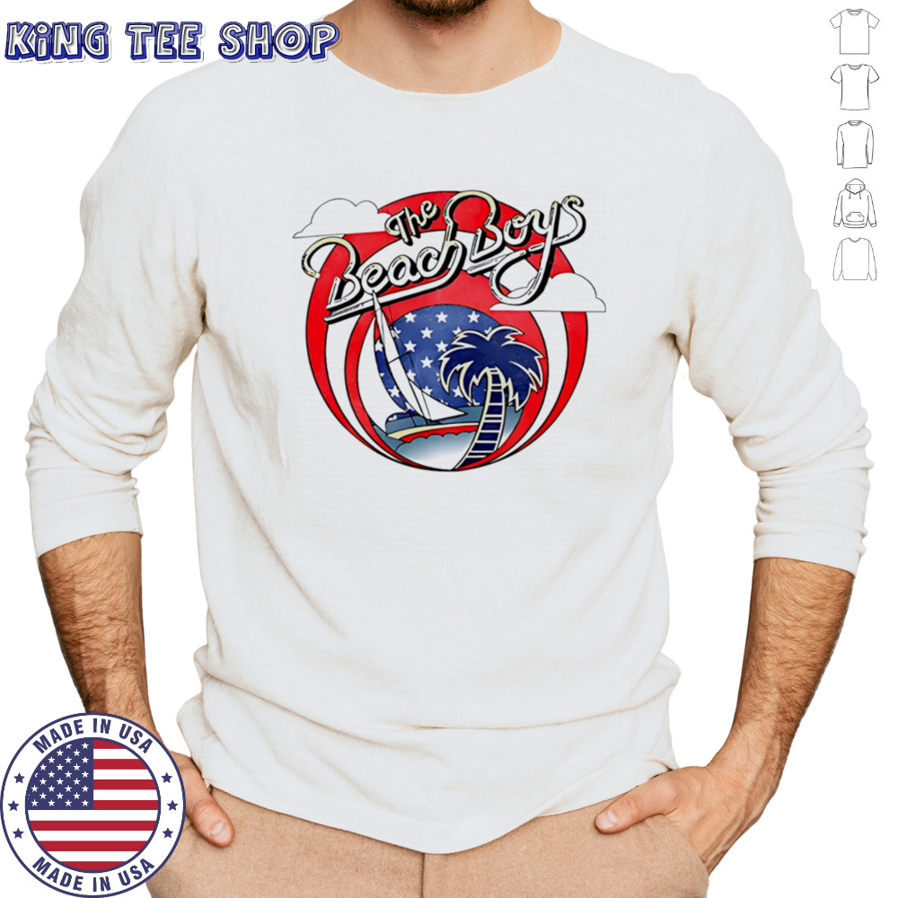 The Beach Boys Surfin’ USA flag shirt Long Sleeved