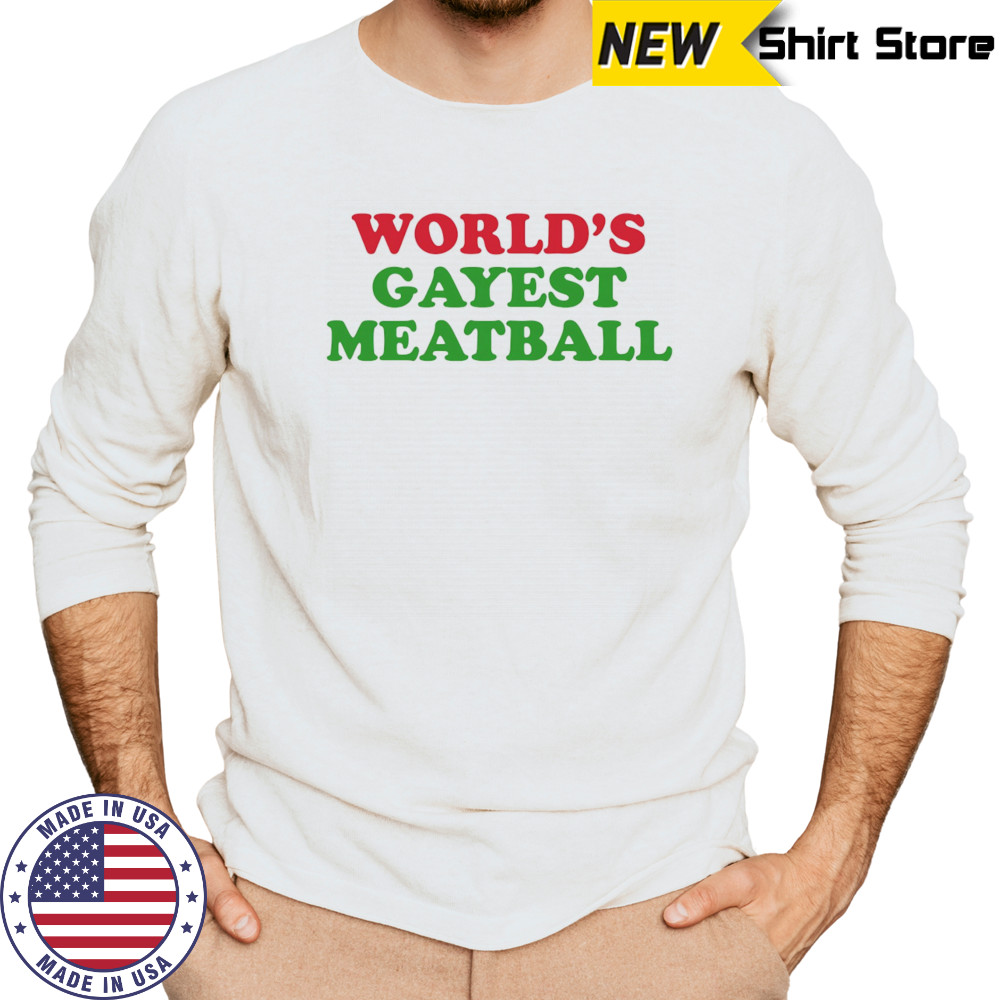 World’s gayest metballs shirt Long Sleeved