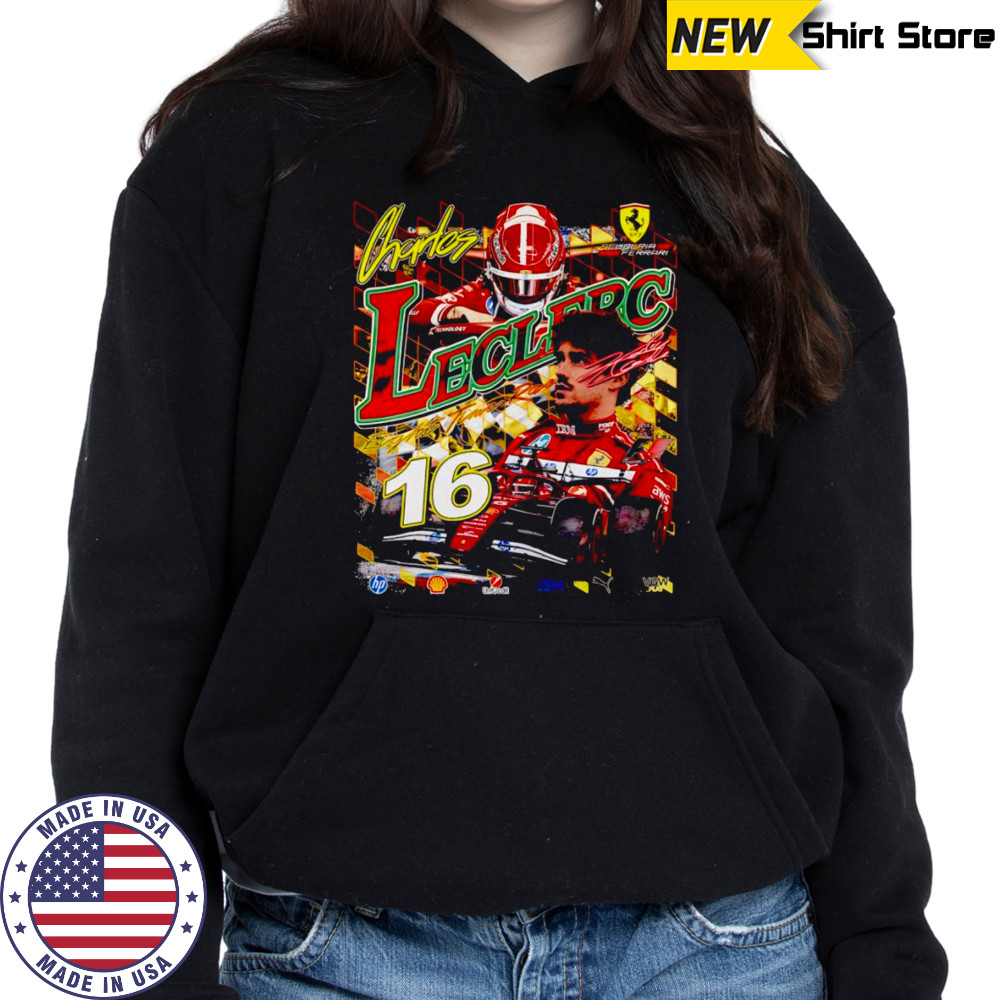 Charles Leclerc ’25 bootleg shirt Hoodie