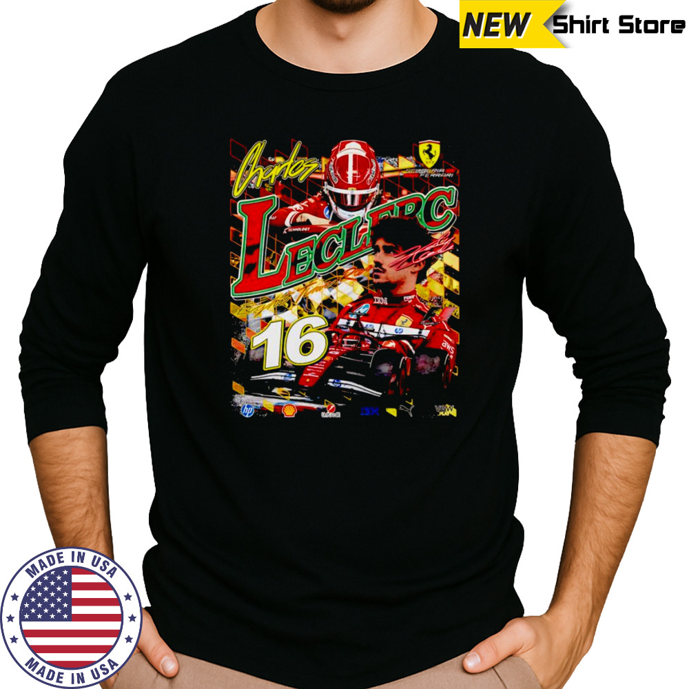 Charles Leclerc ’25 bootleg shirt Long Sleeved