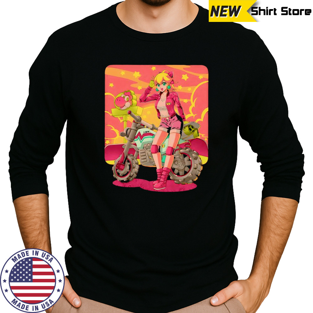 Cross Country Princess Peach shirt Long Sleeved