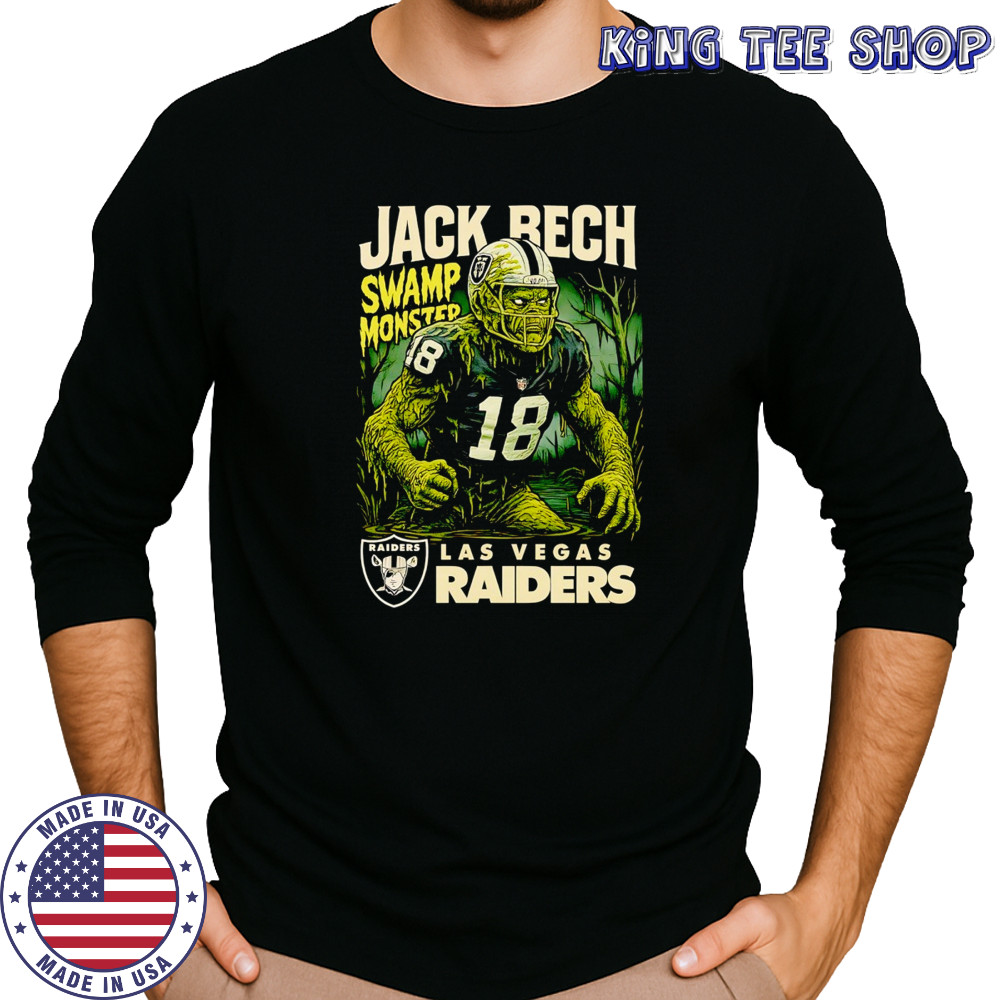 Jack Rech swamp monster Las Vegas Raiders shirt Long Sleeved