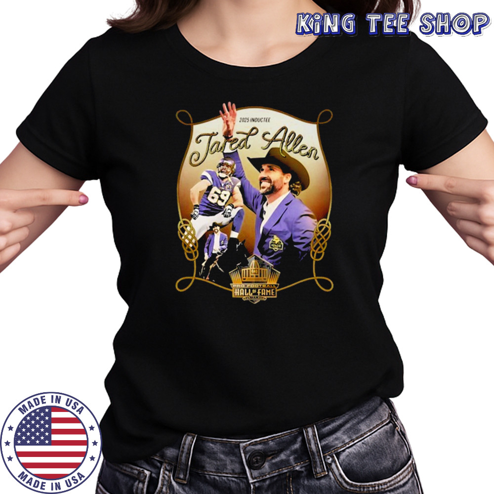 Kevin O’Connell Wearing Jared Allen Hall Of Fame T-Shirt Women's T-shirt