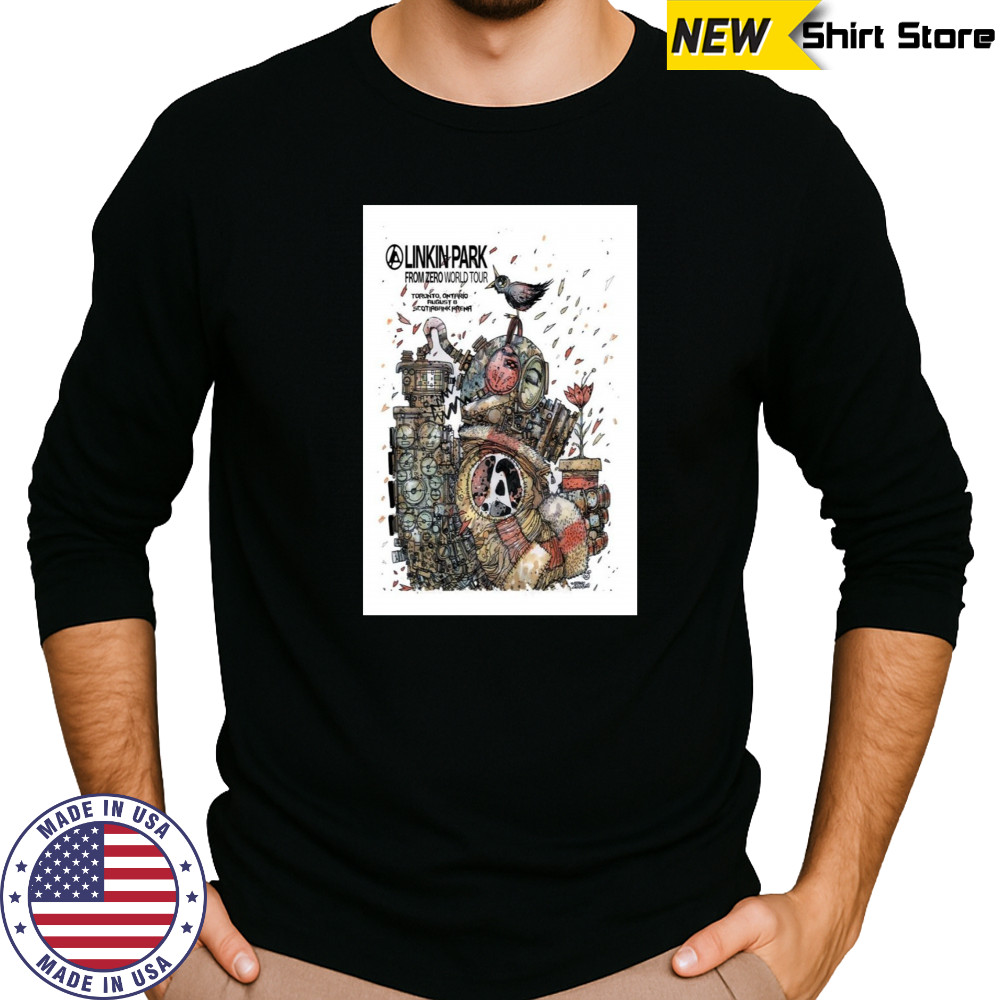 Linkin Park Aug 8 2025 Scotiabank Arena Toronto ON Poster T-Shirt Long Sleeved
