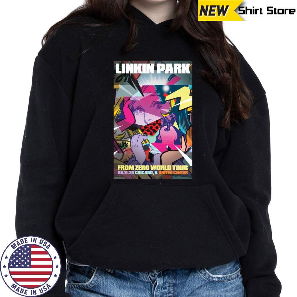 Linkin Park From Zero World Tour Toronto ON Aug 8 2025 Poster T-Shirt Hoodie