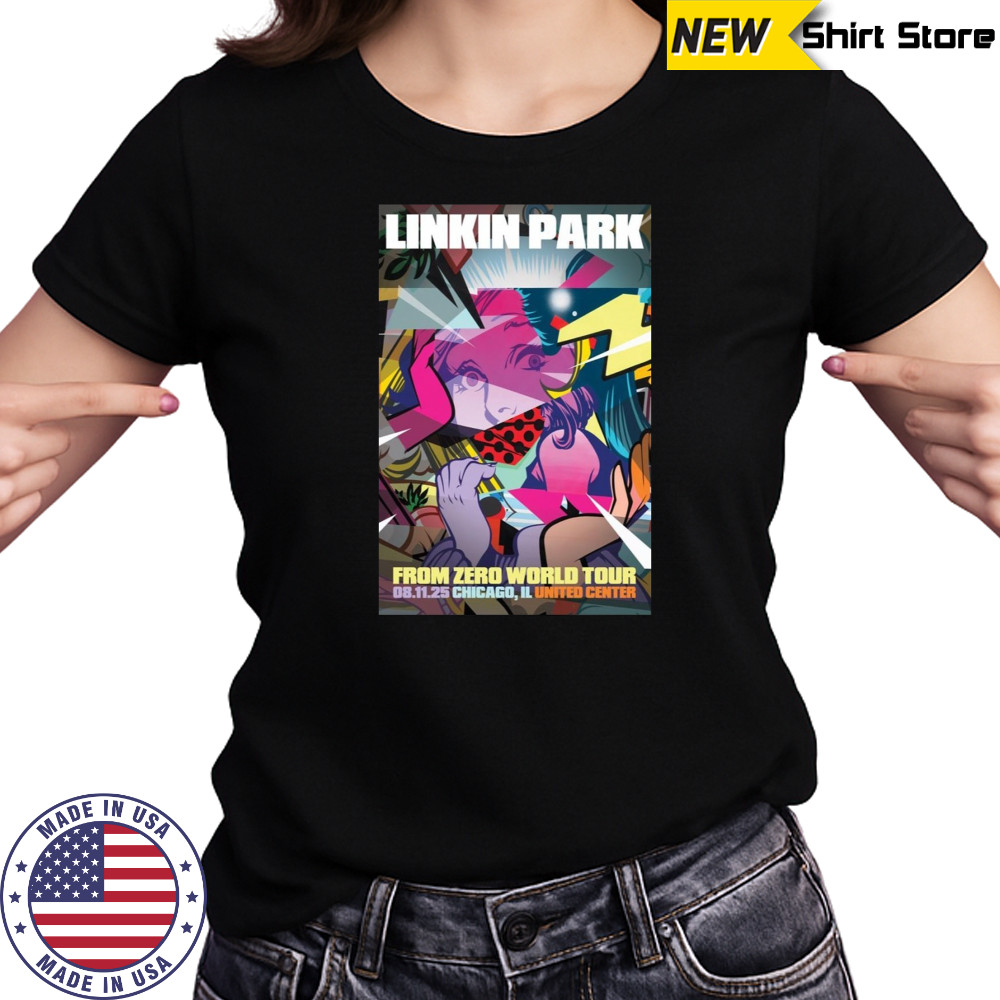 Linkin Park From Zero World Tour Toronto ON Aug 8 2025 Poster T-Shirt Women's T-shirt