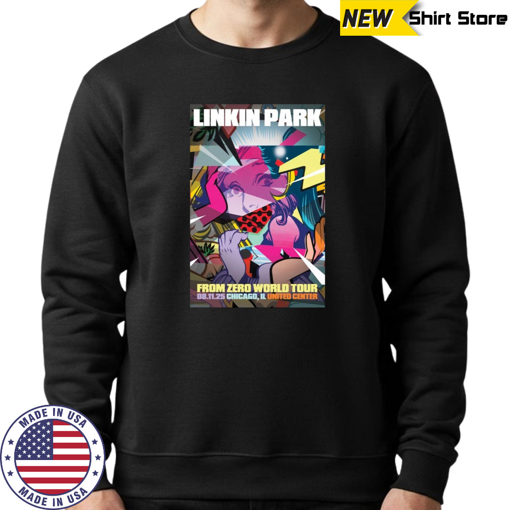 Linkin Park From Zero World Tour Toronto ON Aug 8 2025 Poster T-Shirt Sweatshirt