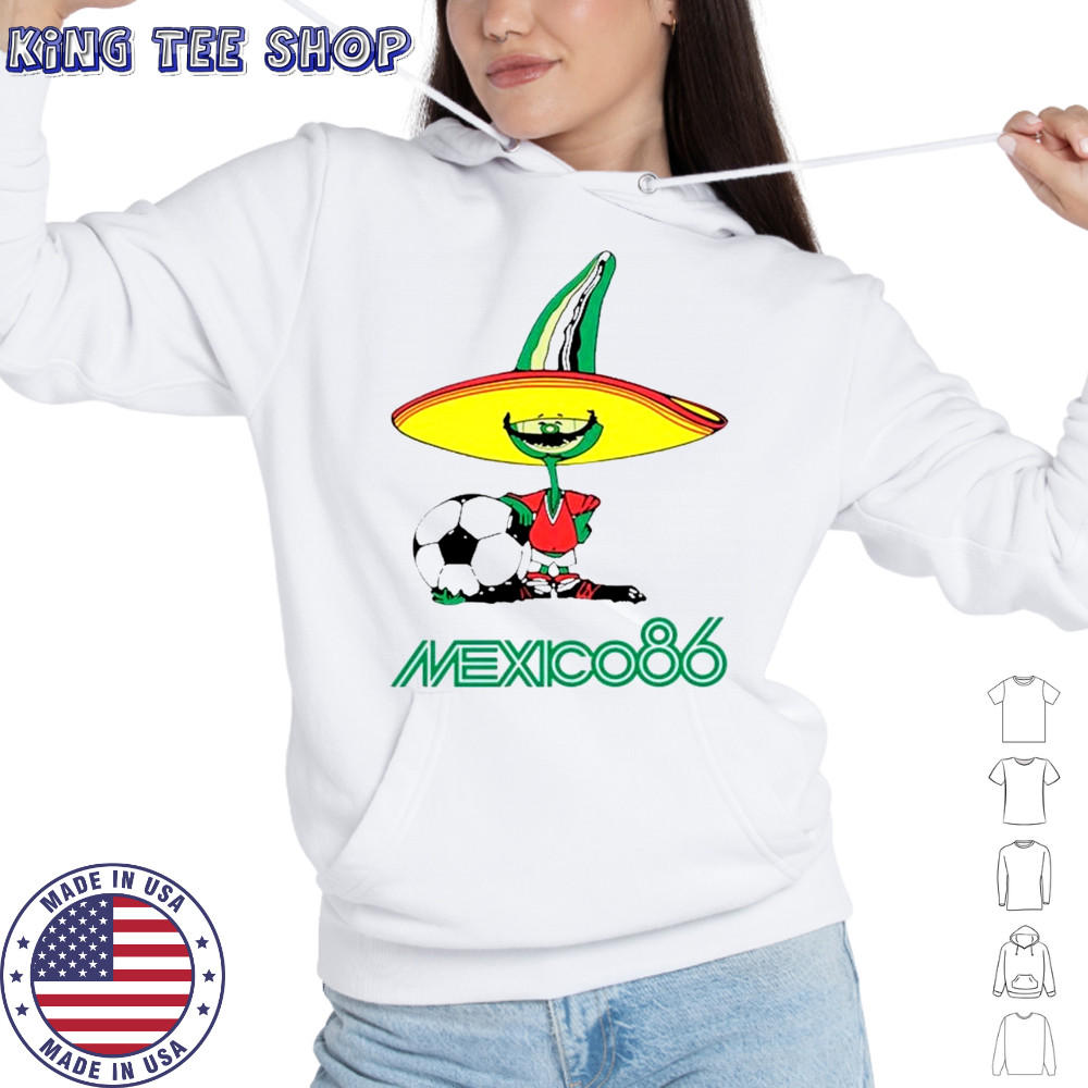 Mexico 86 Pique T-Shirt Hoodie