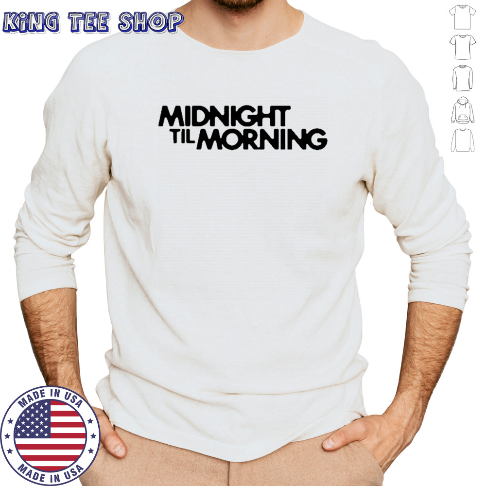 Midnight Til Morning Logo T-Shirt Long Sleeved