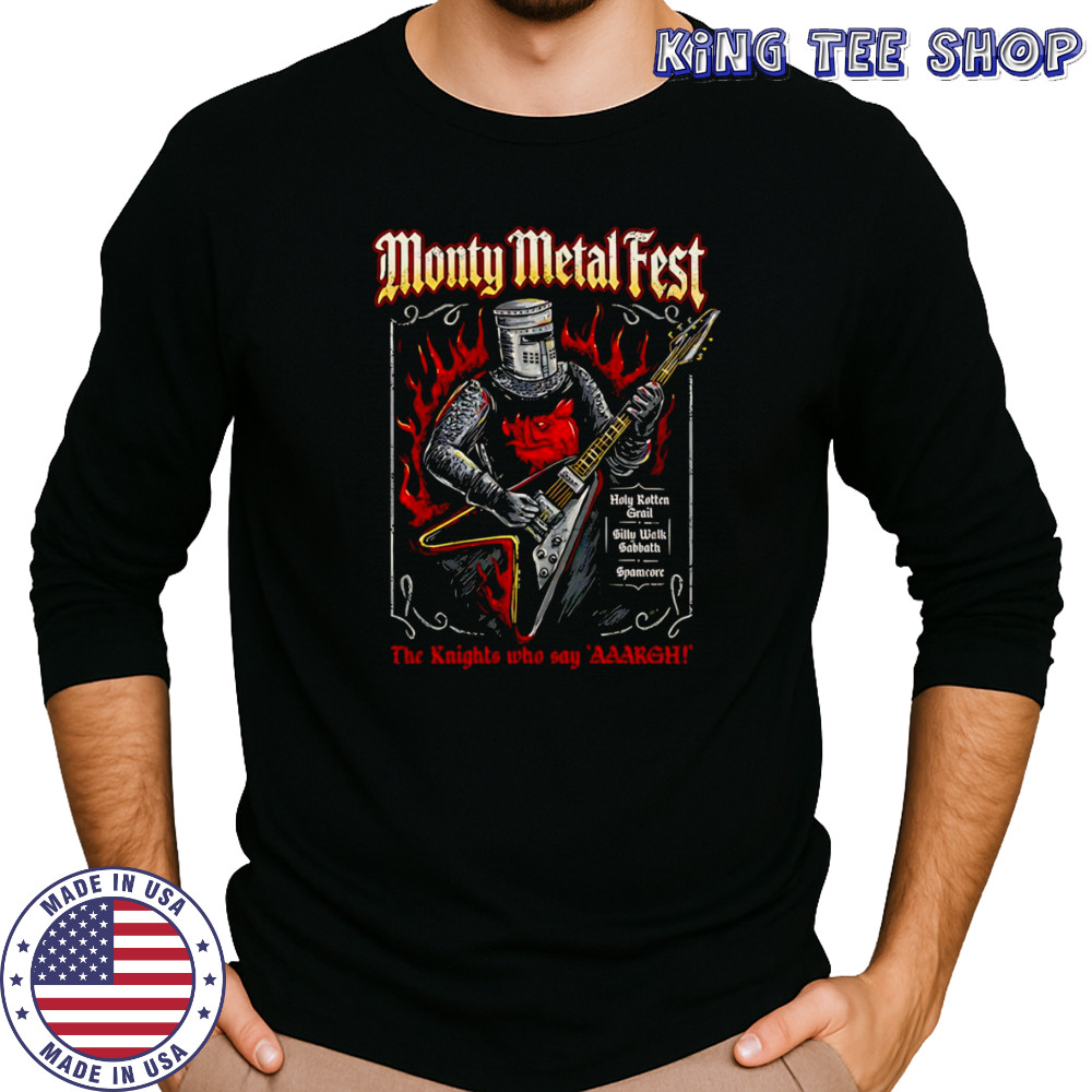 Monty Metal Fest shirt Long Sleeved