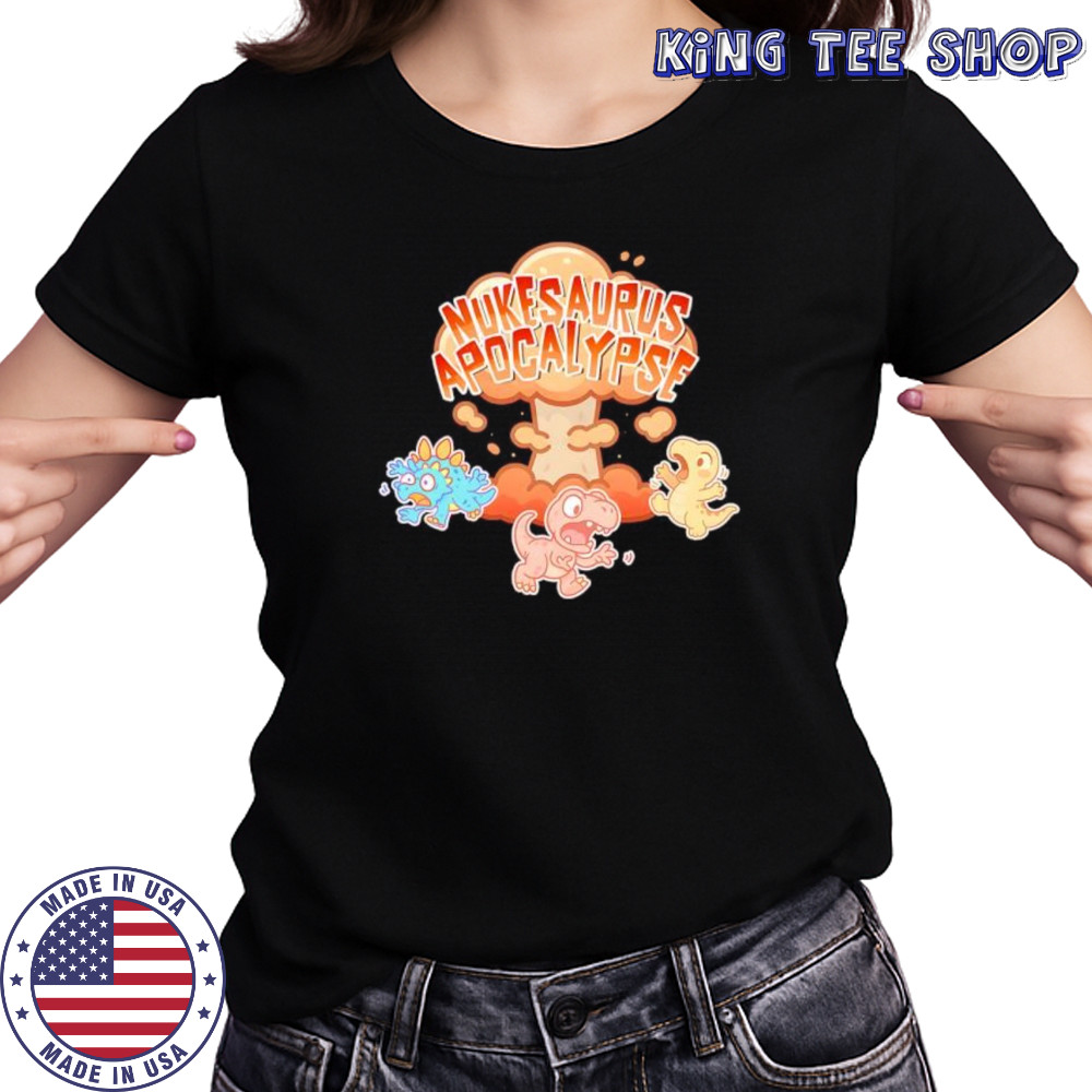 NukeSaurus Apocalypse dinosaur meme shirt Women's T-shirt